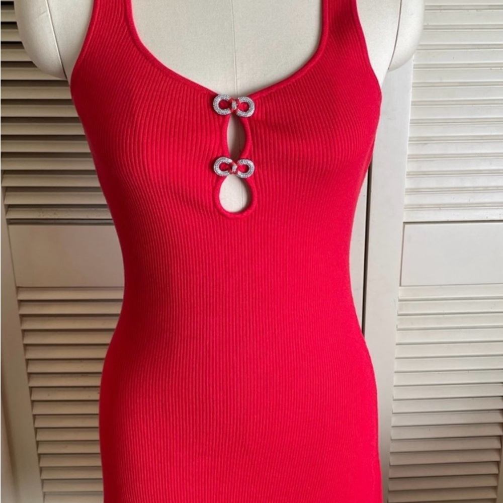 Christian Lacroix Red Sleeveless Dress